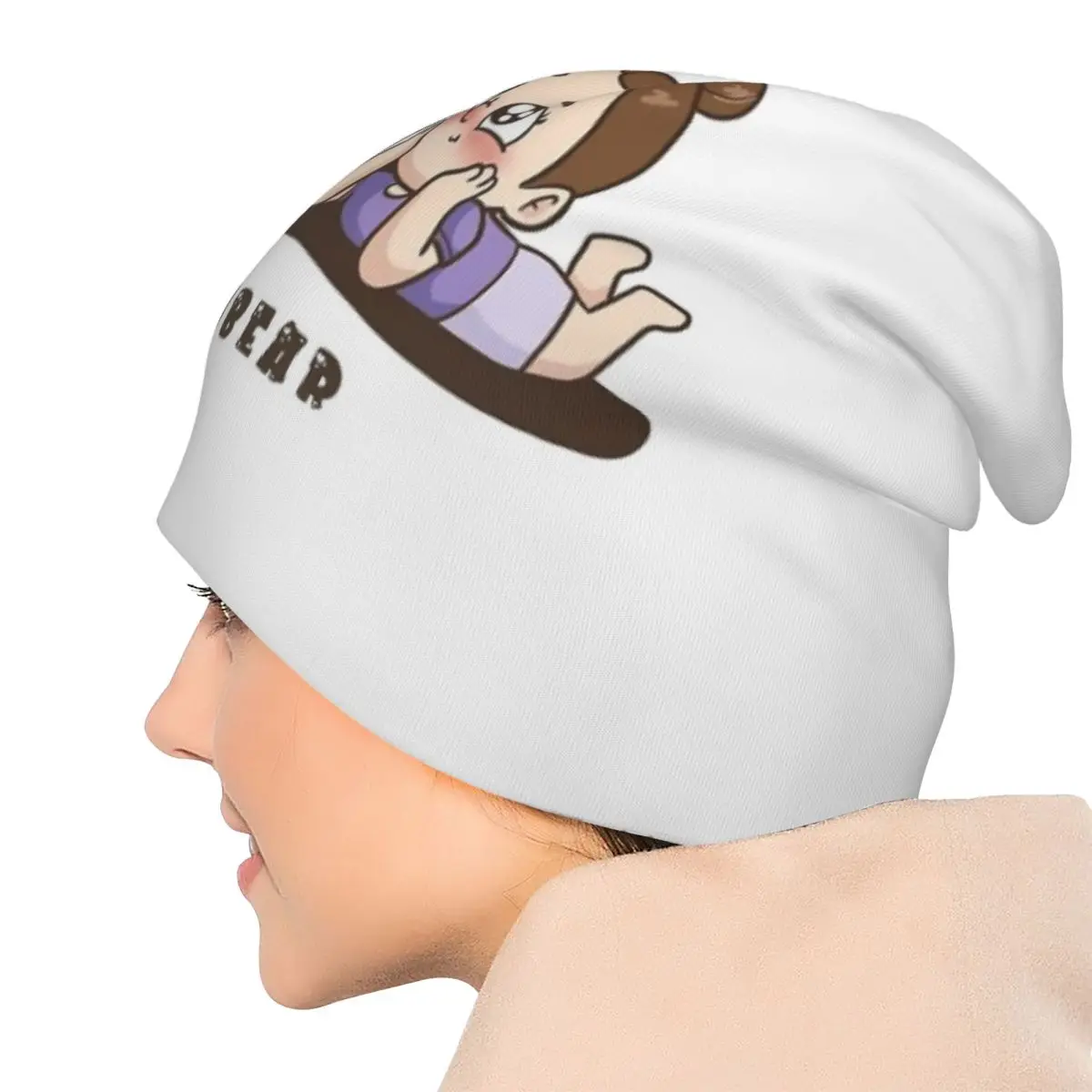 หมวกไหมพรมทรงบีนนี่ลายหัวกะโหลก Pibubear สำหรับฤดูใบไม้ร่วงและฤดูหนาว เหมาะสำหรับกิจกรรมกลางแจ้ง ให้ความอบอุ่น สำหรับผู้ชาย ผู้หญิง และผู้ใหญ่