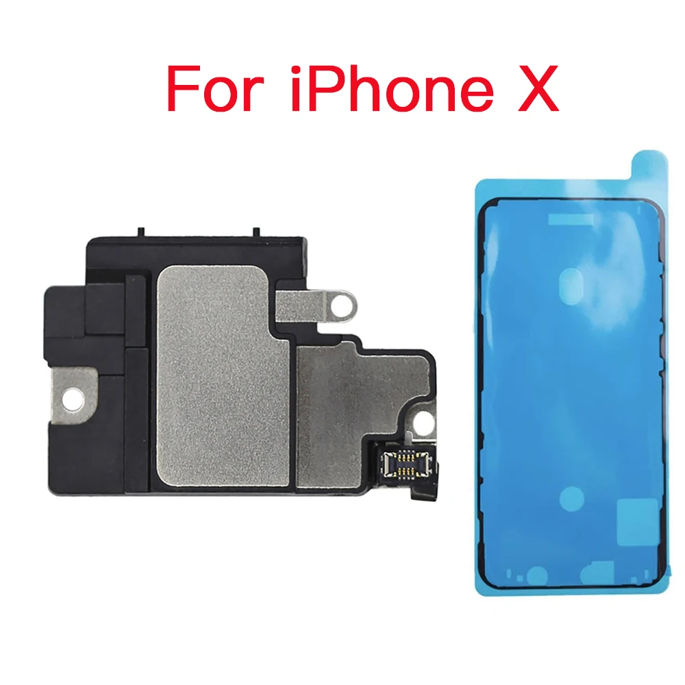 Loud Speaker For iPhone 7 8 Plus X XR XS 11 12 Mini Pro Max Bottom Ringer Buzzer Loudspeaker And Waterproof Sealing Adhesive