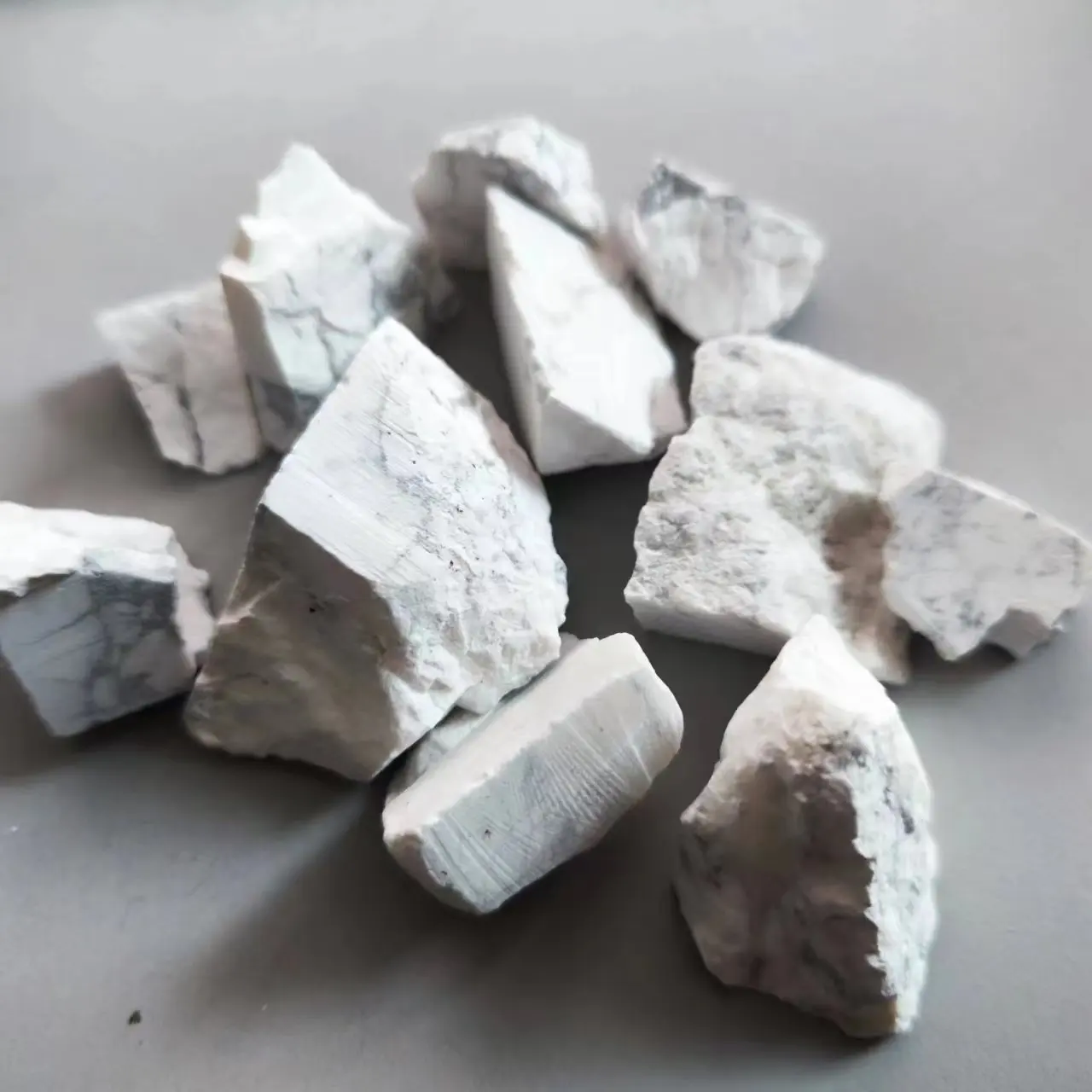 Natural Decor Raw Howlite Rough Raw White Turquoise Crystal Stone Decorative Stone Reiki Enhance Your Home Room Decoration Stone