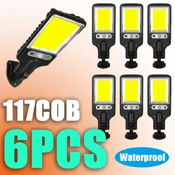 Solar Street Lights Outdoor Solar Lamp With 3 Light Mode Waterproof Motion Sensor Security Lighting for Garden Patio Path Yard