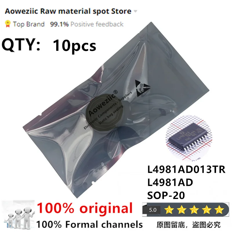 Aoweziic  2024+ 100% New Imported Original L4981AD013TR L4981AD SOP-20  Power Factor Corrector IC