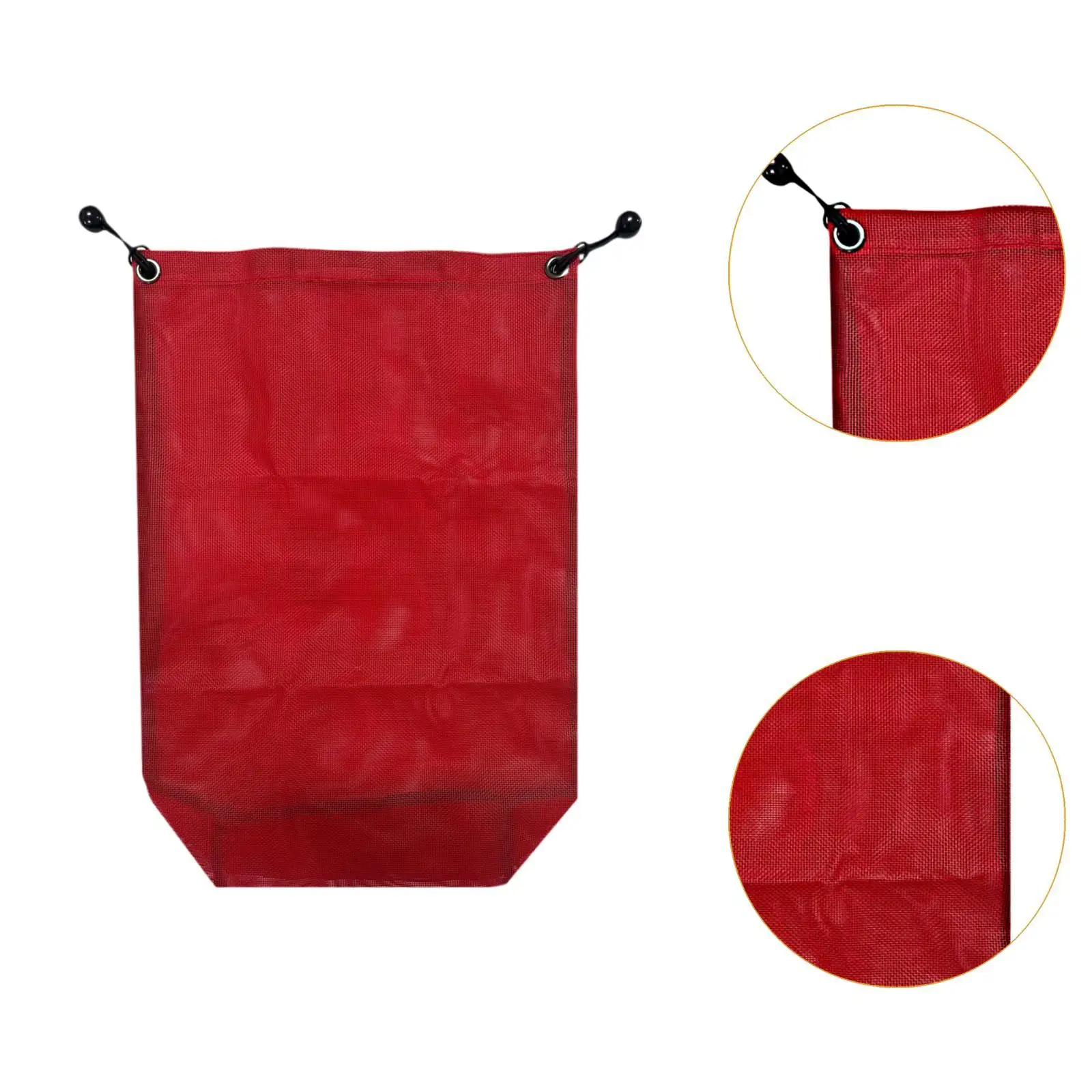 Beach Car Storage Bag Wear Resistant Mesh Trash Tote for RV Camping SUV UTV Pickup Truck Universal Mounting Lightweight