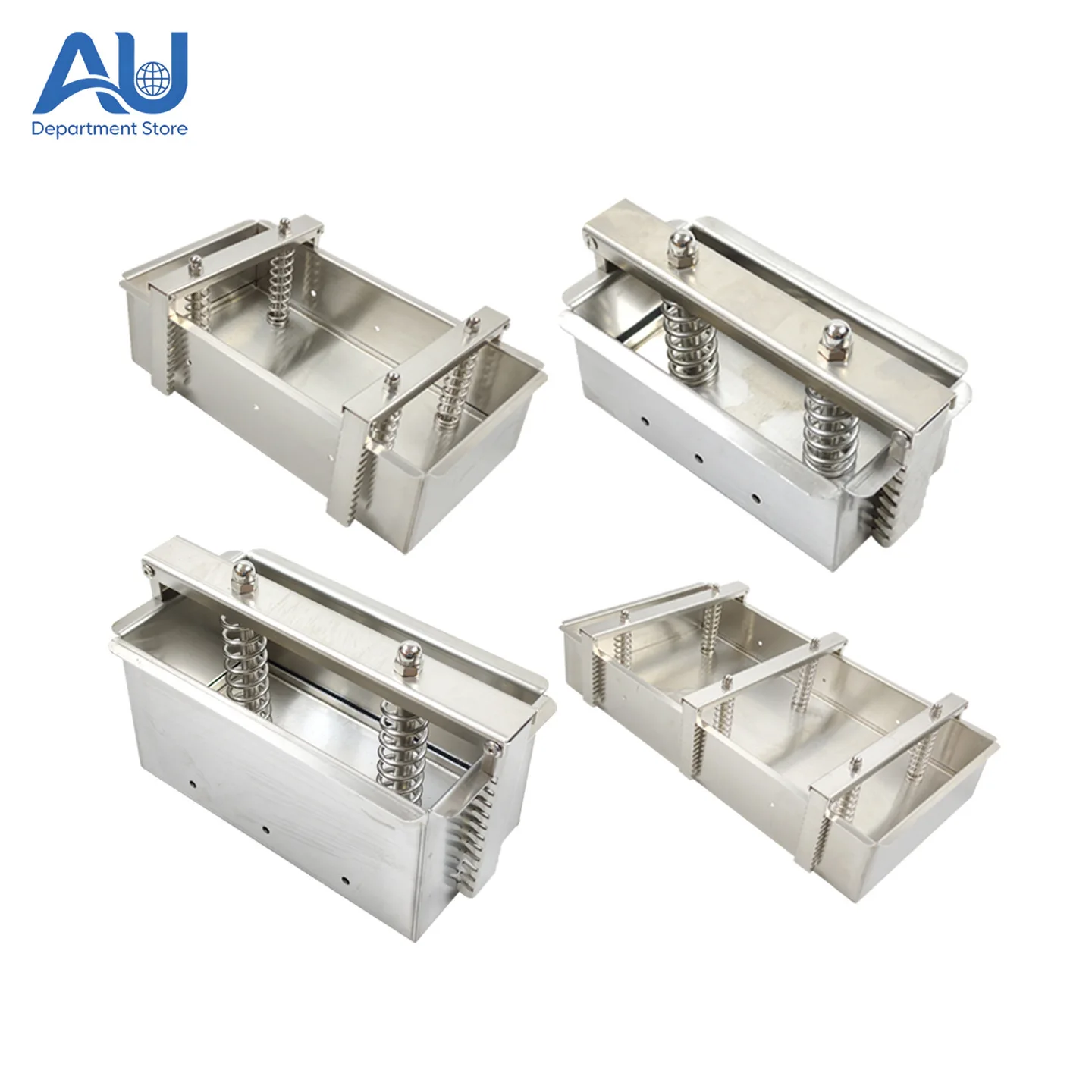 

1-1.5KG Raw Meat Pressing Mold Stainless Steel Double Pressure Spring Ham Bacon Making Tool Lunch Meat Pressing Machine