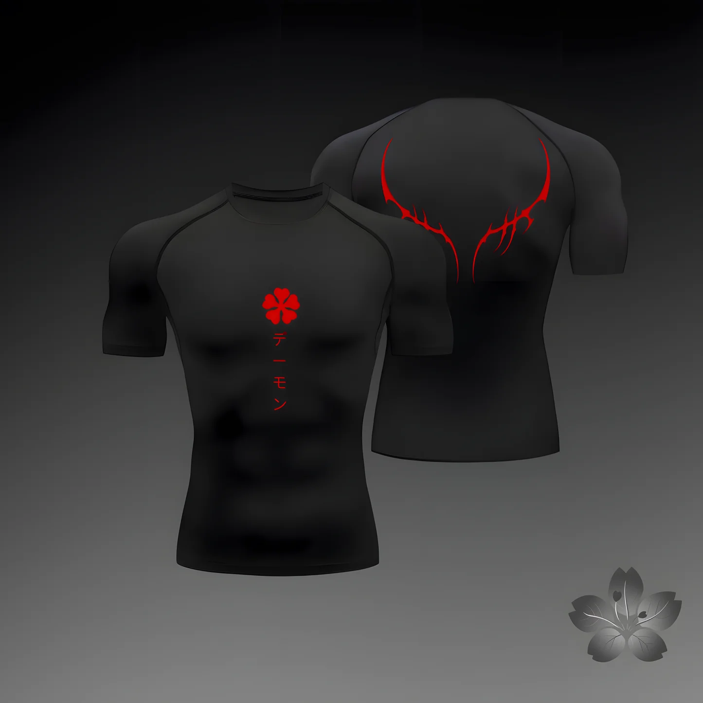 Men Compression Shirt Anime Sport Quick Dry Gym T Shirts Fitness Summer Athletic Undershirts Elasticity  Y2K Tops Tee Male