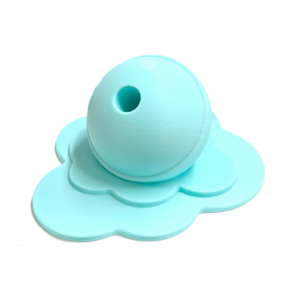 Novelty Melting Lollipop Style Pen Holder Stand Flower Base Silicone Organizer for Desk Stationery Stylus and Pencil Storage