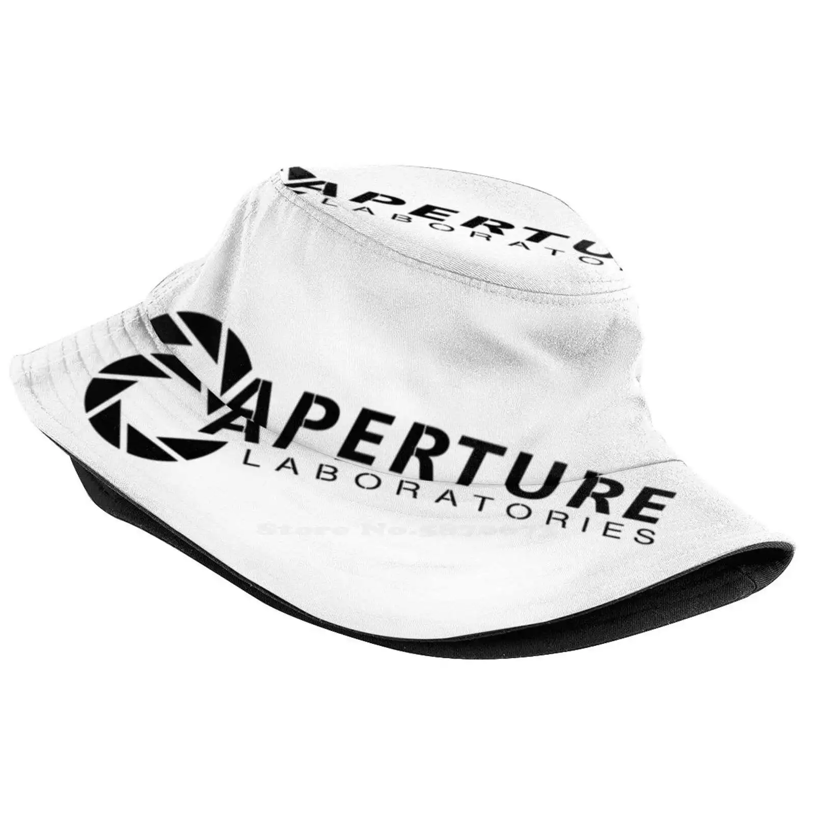 Aperture Women Men Fisherman Hats Bucket Caps Aperture Aperture Labs Half Life 2 Half Life 3 Portal 2 Gaming Geeky Cave Johnson