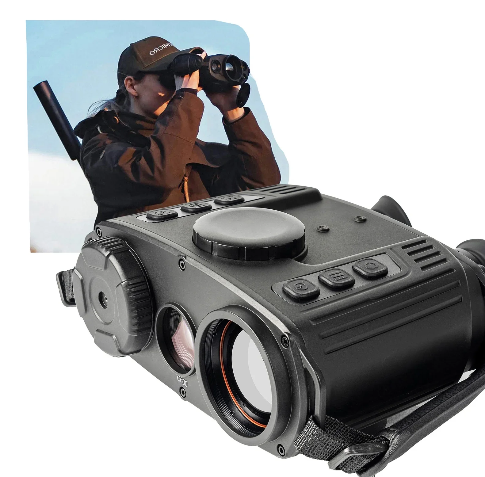 Supplier Long Range Integrated Gps Fusion Thermal Imaging Telescope 640 X 512 Termal Camera Binocular