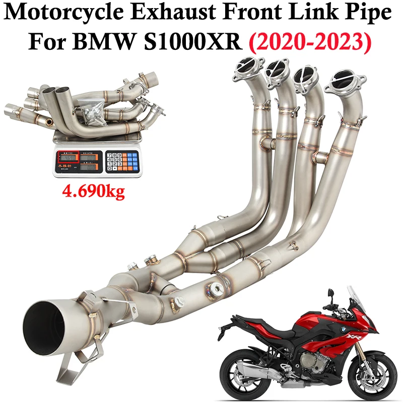 

Slip On For BMW S1000XR 2020 - 2022 2023 Motorcycle Exhaust Escape System Modify Front Mid Link Pipe Connection Original Muffler