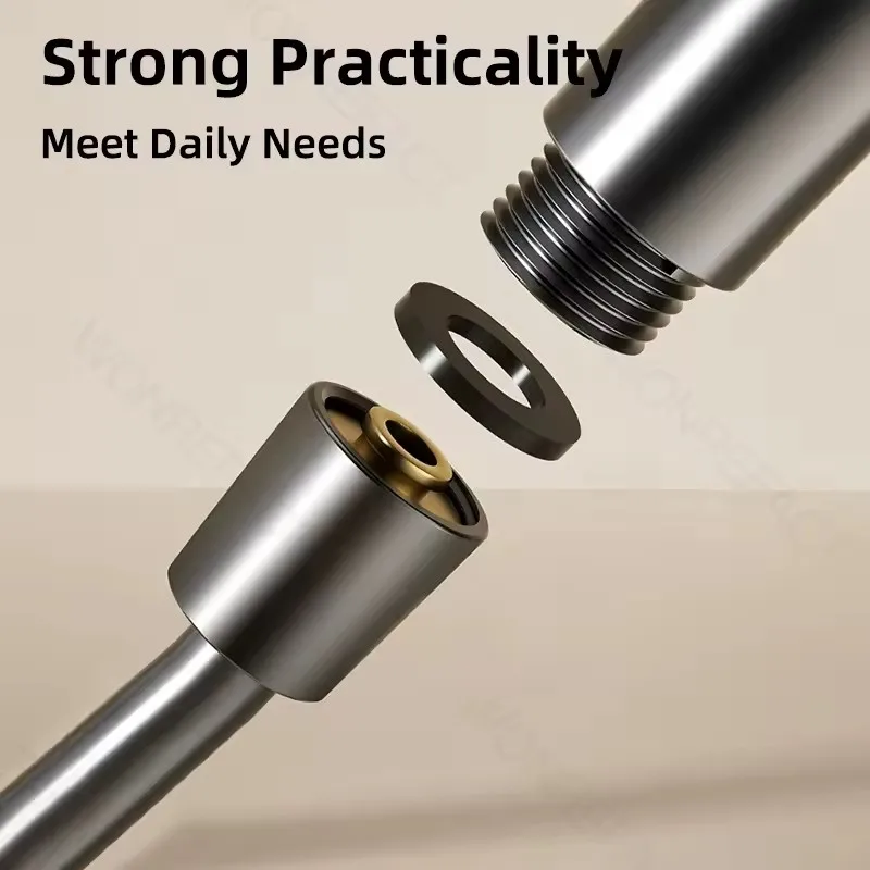 Neue 1,5/2/3/5M Frühling Flexible Einziehbare Dusche Schlauch Spirale Flexible Schlauch Für Duschkopf wc Bidet Wasser Rohr Sanitär Bad