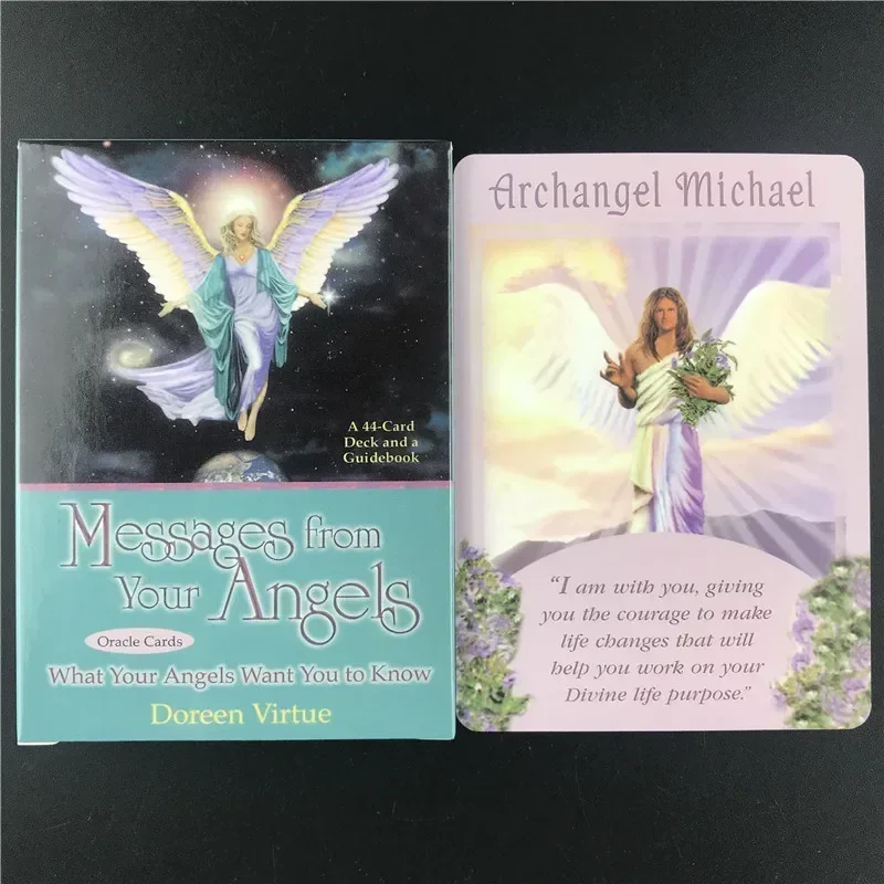 Tarot Cards Messages From Your Angels What Your Angels Oracle Cards Board Deck Games For Party Playing Card Game