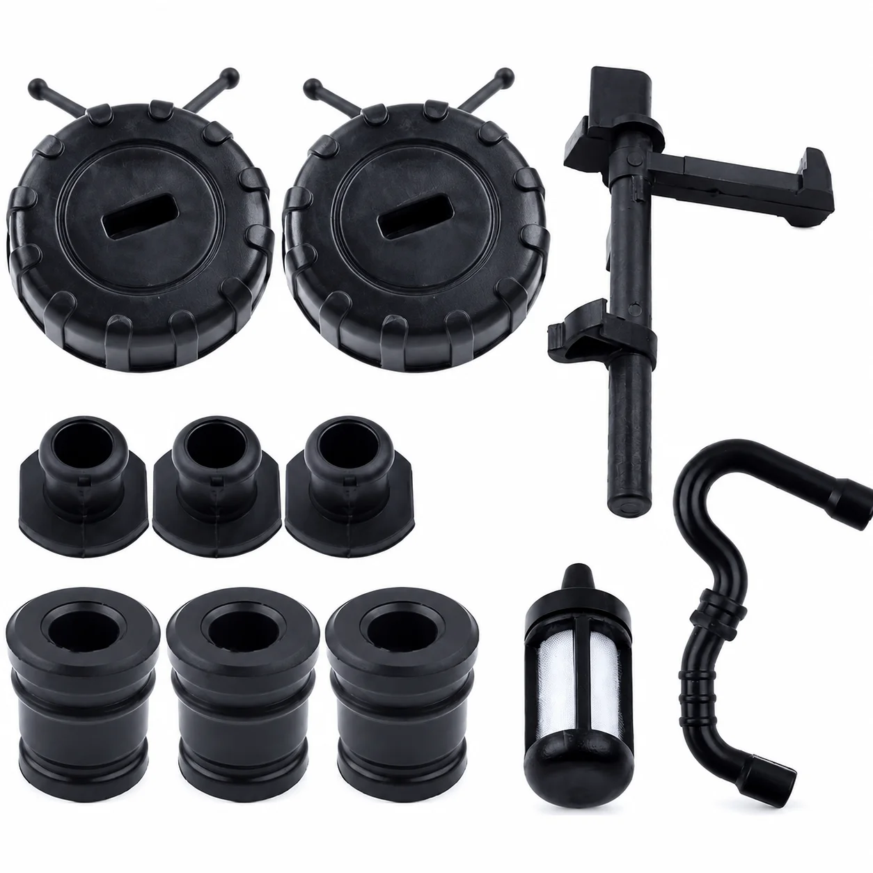 For STIHL MS180 MS170 018 017 Saw Fuel Cap Filter Hose Shift Shaft Kit, Retaining Rings End Caps, OEM 11303500500 11237912800
