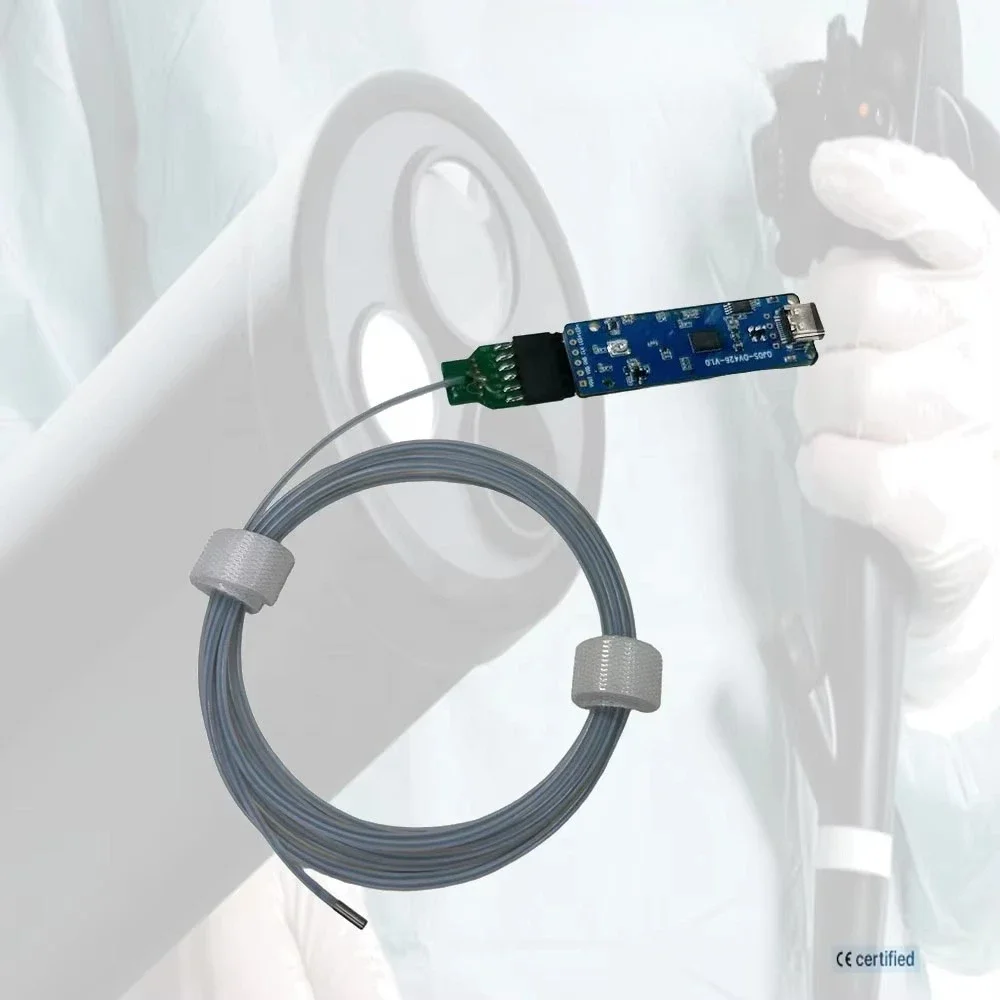IPX8 Waterproof USB UVC OVM6946 400 Endoscope Camera Module PTFE Steel Tube  Temperature Resistant