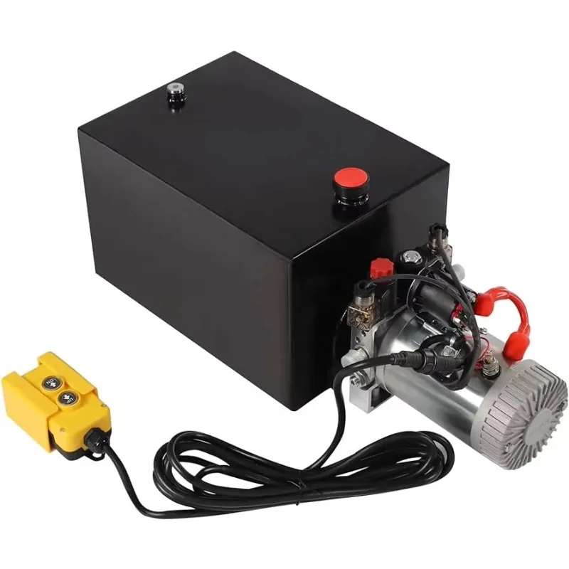 12V Electric Hydraulic Pump Hydraulic Power Unit Double Acting 180 Bar Pressure