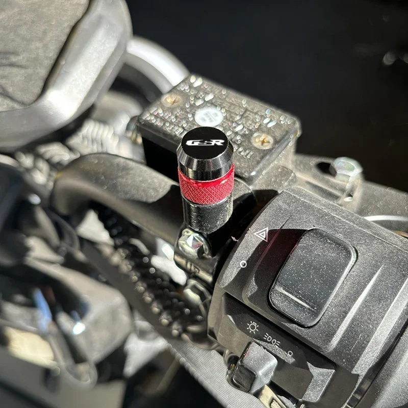 Accesorios para motocicleta, perno de tornillo con agujero de espejo de aluminio para SUZUKI GSR750 GSR600 GSR400 GSR 750 600 400, todos los años Universal