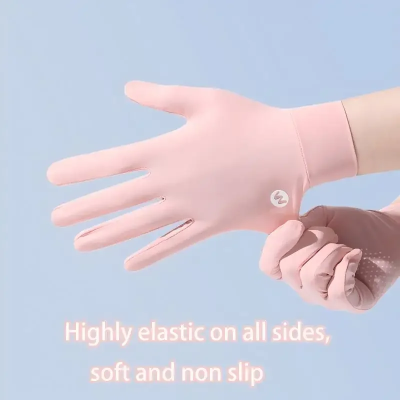 

Summer Sun Gloves for Women UV Protection Driving Quick-Dry,Non-Slip Touchscreen Compatible with Breathable Mesh for Outdoor