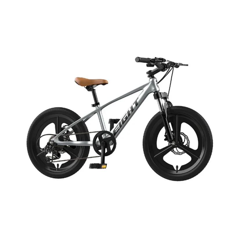 double shock absorption integrated wheel folding children's mountain bike