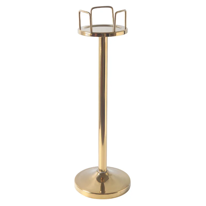 

European stainless steel KTV bar wine display rack champagne beer barrel rack ice barrel rack