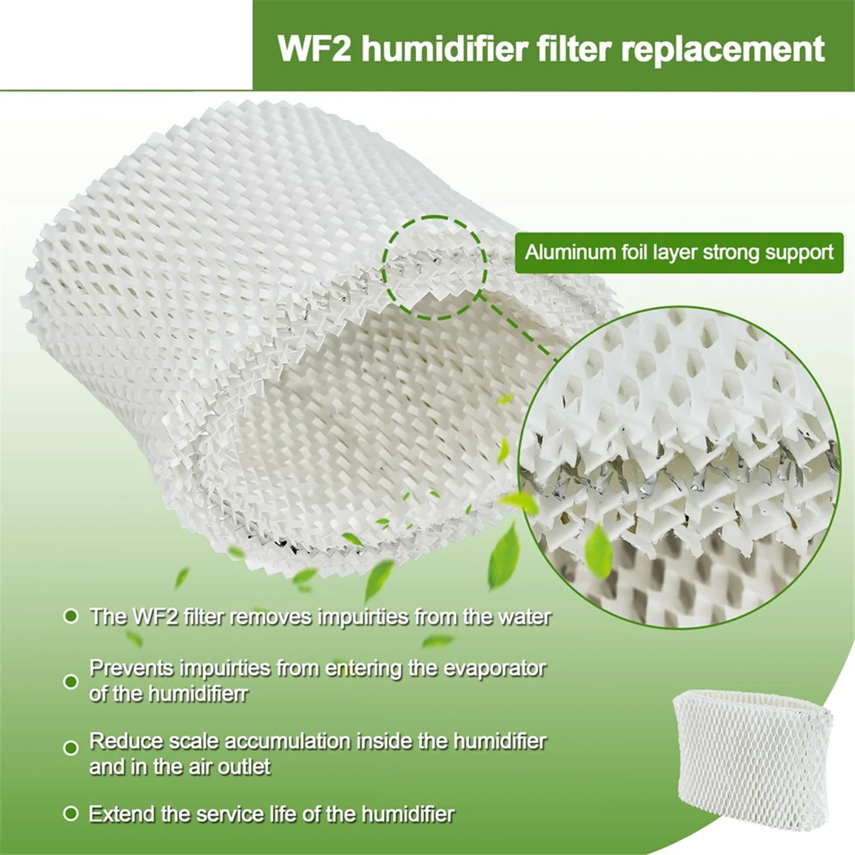 FZFZ Humidifier Filters Replacement for for Wf2 V3100 V3500N V3500 V3700 V3800 V3900 3020 1118 Series