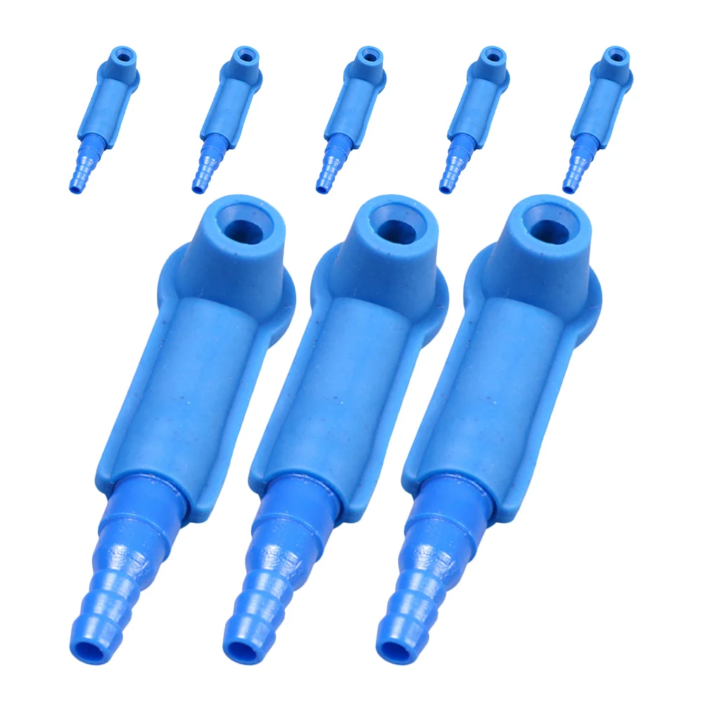 8 Pcs Brake Oil Changing Machine Fluid Changer Tool Bleeder Connector Replacement Plastic Pump