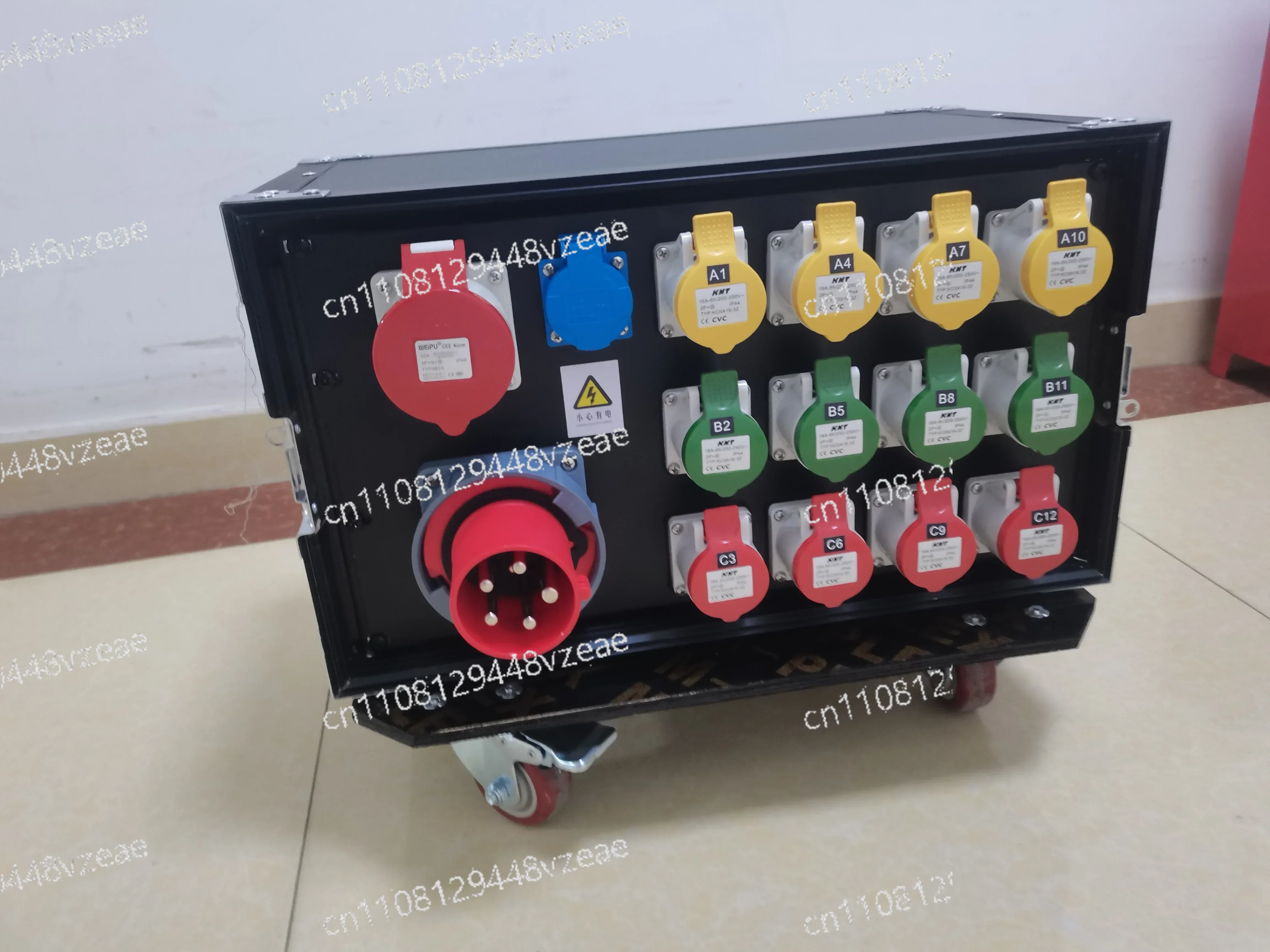 Large Screen Lighting & Audio Distribution Cabinet Controller 12 Way Stage Power Box Distribution Box Leakage Protection