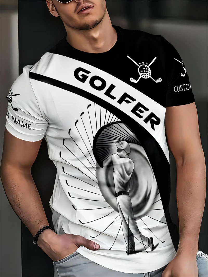 

3D Fashion Printing 2024 Summer New T Shirt Men Simple Pattern Oversized T Shirt All-match Casual Slim T-shirts Short Sleeve Top
