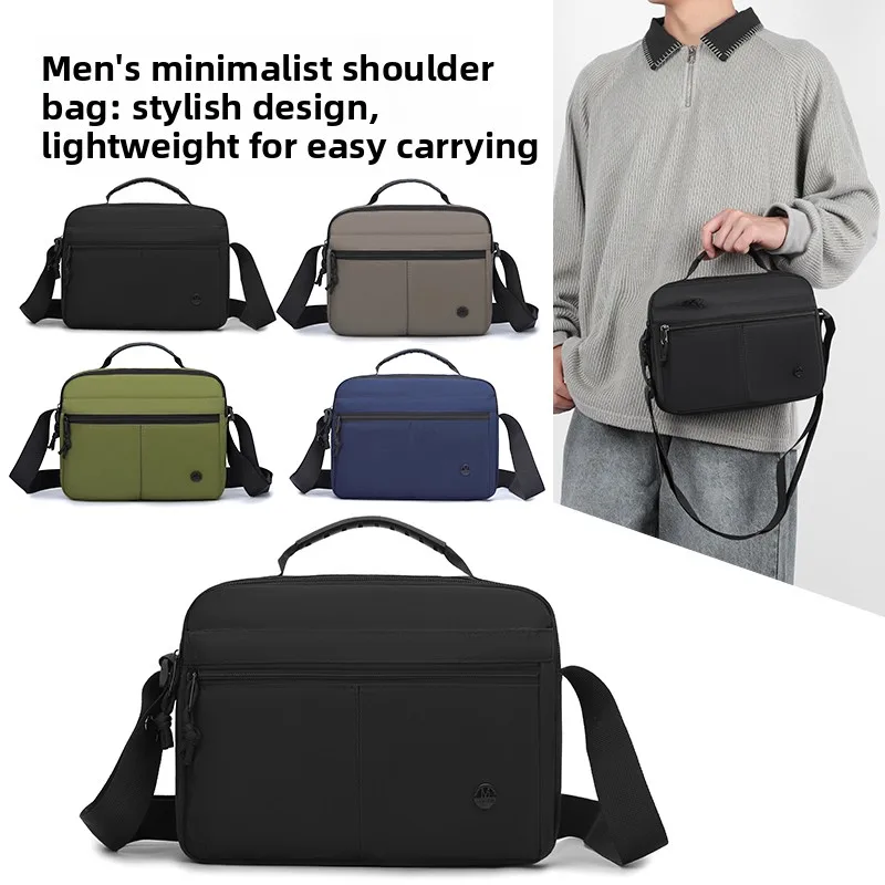 

Men's Crossbody Bag Messenger Bag Sling Pack Anti-theft Chest Bag Multifunctional Phone Pouch for Men Outdoor Travel Daily Use