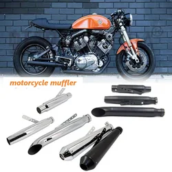 Universal Motorcycle Exhaust Muffler Retro Vintage Classic Electroplating Escap Moto for cg125 sr400 cb500 vt500 CM300 500 Cafe