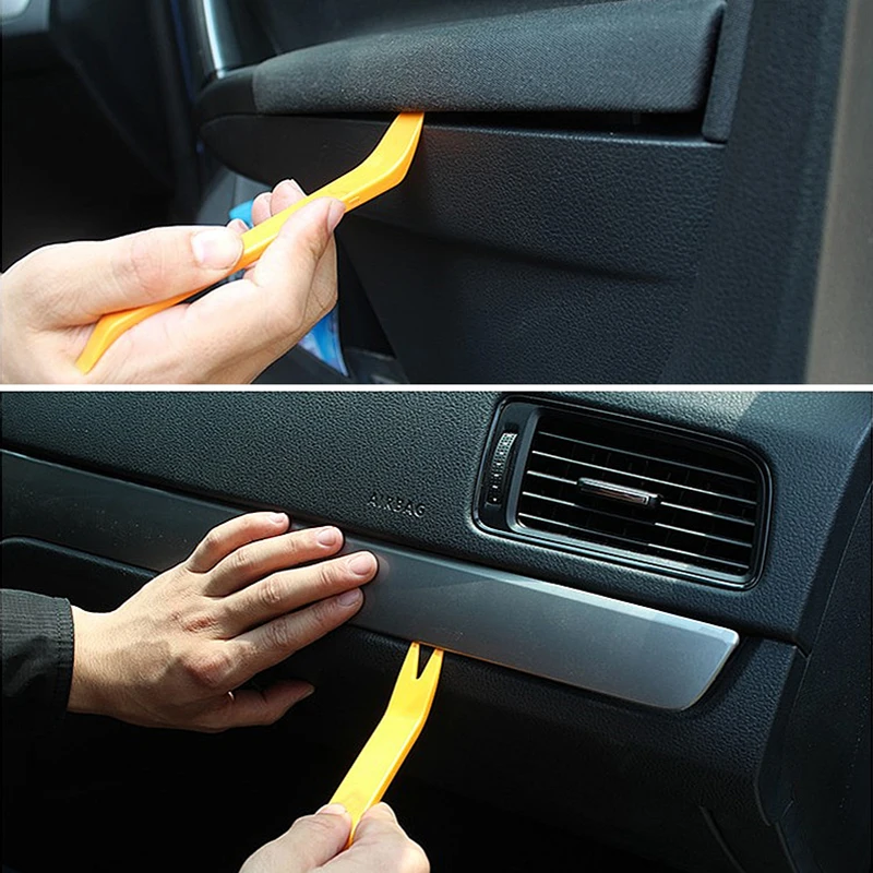 Car Door Clip Panel Decoration Removal Tool Kit Car Interior Rocker Navigation Blade Removal Car Interior Plastic Service Tool