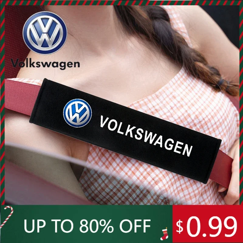 

For VW Volkswagen Jetta MK5 Golf Car Seat Belt Protective Cover Cotton Soft Comfortable Seat Belt Shoulder Cover for Volkswagen