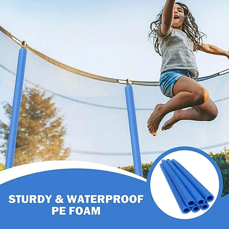 

Replacement Trampoline Enclosure 6 Pieces Trampoline Enclosure Protection Secure Tubes Padding Replacement Accessories For Teen