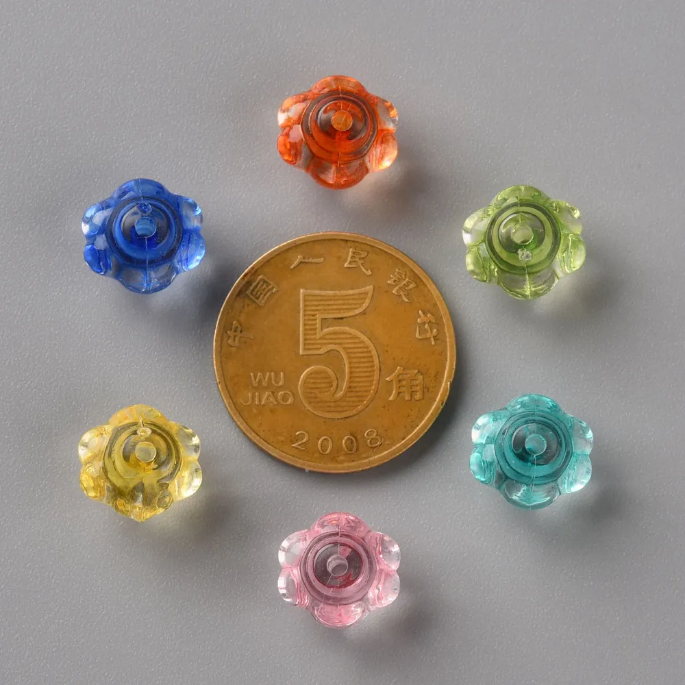 about 1290pcs/500g Transparent Acrylic Lantern Beads Halloween Pumpkin Beads for jewelry making DIY bracelet necklace crafts