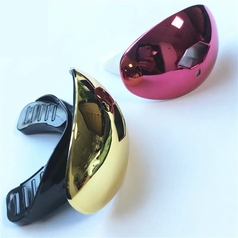 قطعة واحدة من واقي الفم الرياضي لكرة القدم للرجبي عالي التأثير مع حماية للشفاه من الكروم