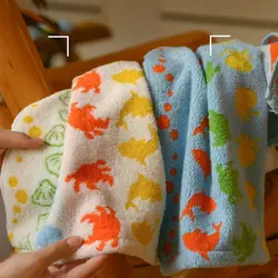 Cute Ocean Organism Cartoon Cotton Soft Face Towel for Kids Absorbent Bath Towel Comfortable Cotton Household Towel Beach Towels