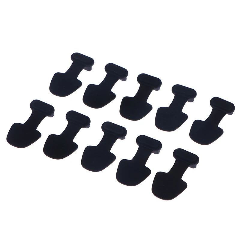 10 Pcs Silicone Charging Port Anti-Dust Dirt Plug For Type-C Port Protector Silicone Dustplugs Cover Anti-Lost Cap