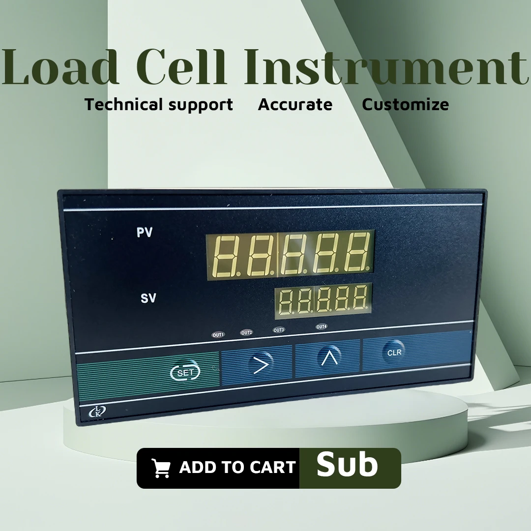 Hoge Precisie S-type Load Cell Gewichtssensor & Display Indicator Instrument AC 90-260V voor Onderwijs Wetenschap Technologie Lab