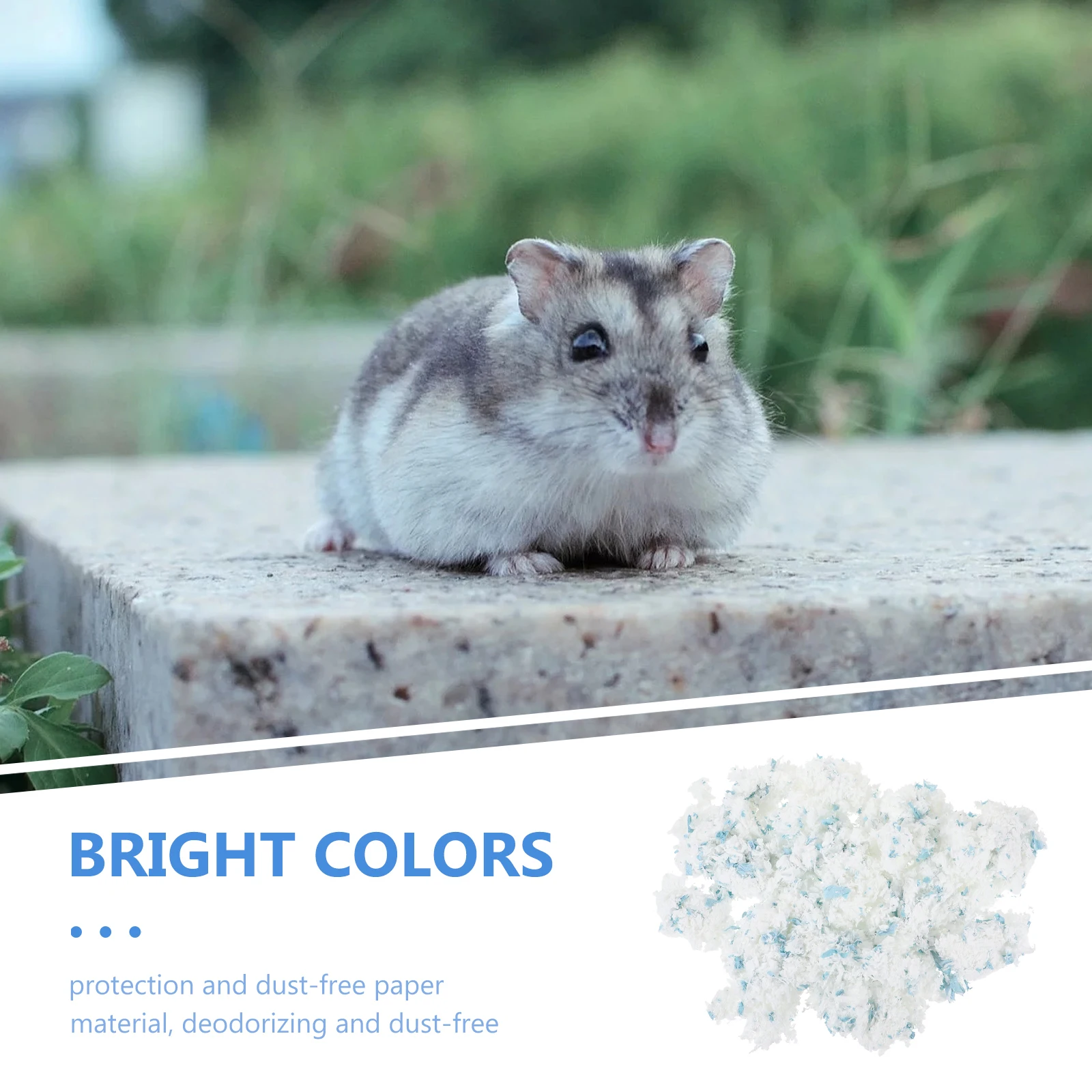 

1 Bag Natural Odor Control Pet Paper Bedding Small Pet Nesting Material Hamster Rabbit Guinea Pig Cage Deodorization Padding