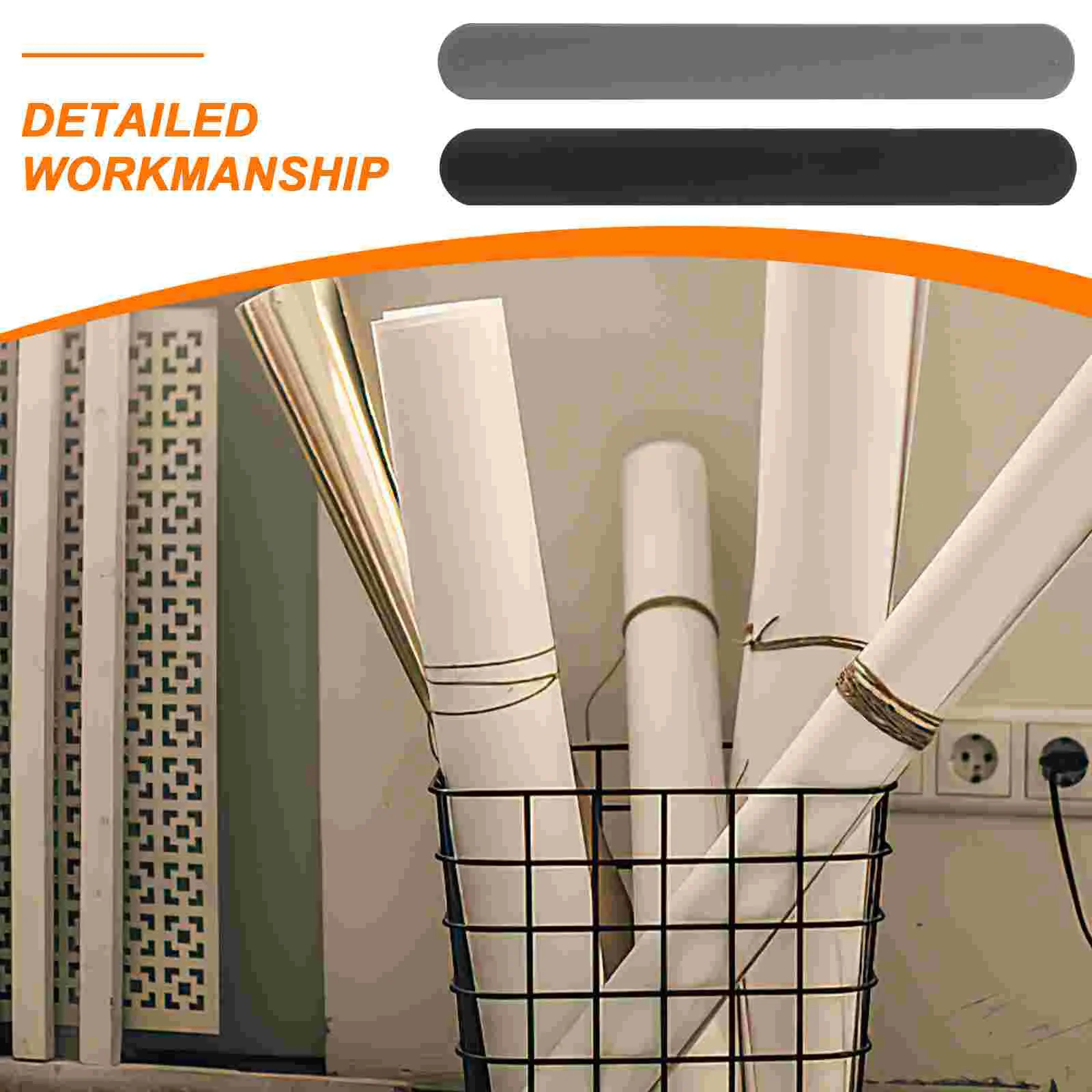 12 Pcs Wrapping Paper Storage Rack Cable Organizer Child Tape Supplies Silica Gel Reducer Band