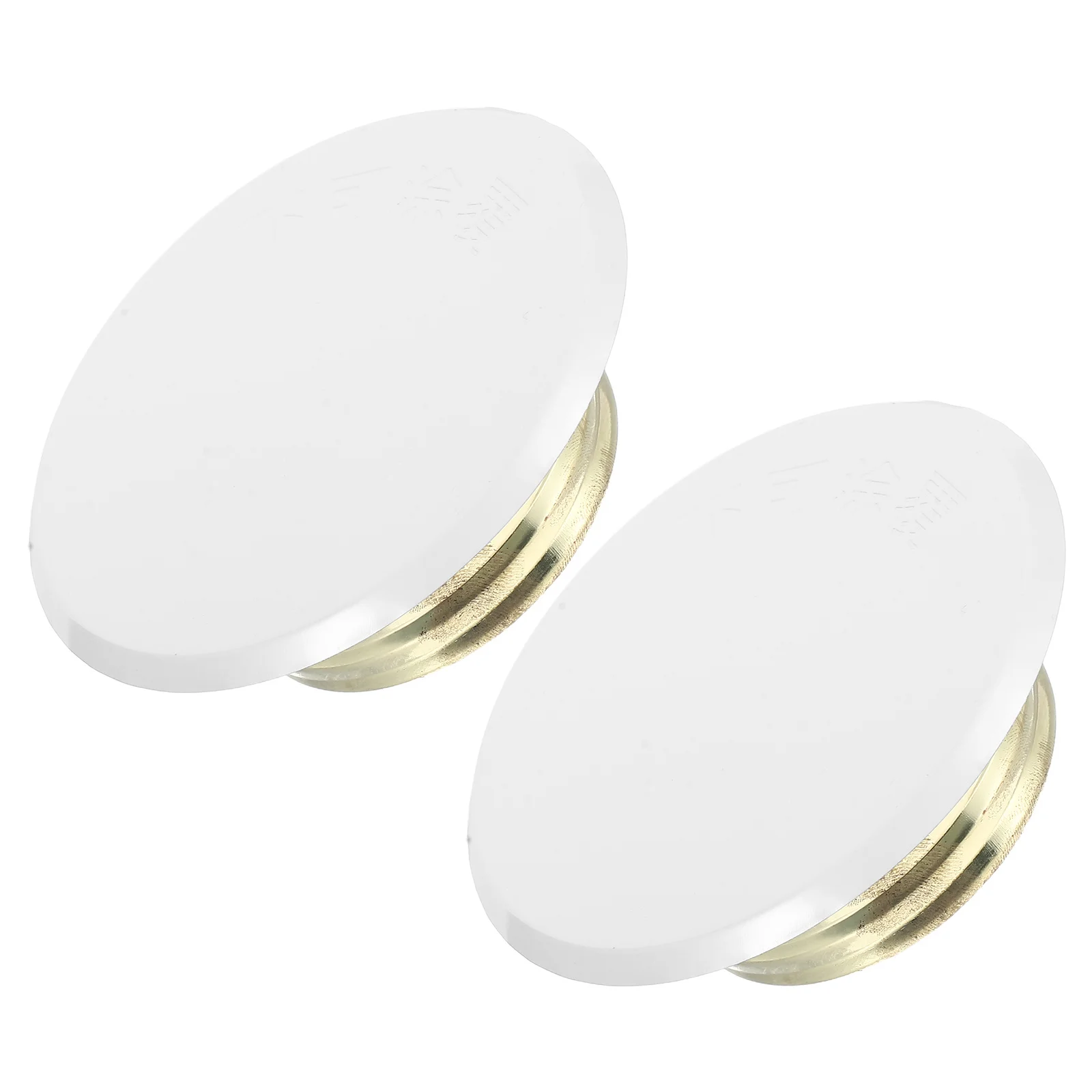 2 قطعة الرشاشات السقف المخفية لغطاء رشاشات الحريق الأبيض لوحة السقف المستديرة لنظام رش الحريق غطاء قبعات الرأس #2