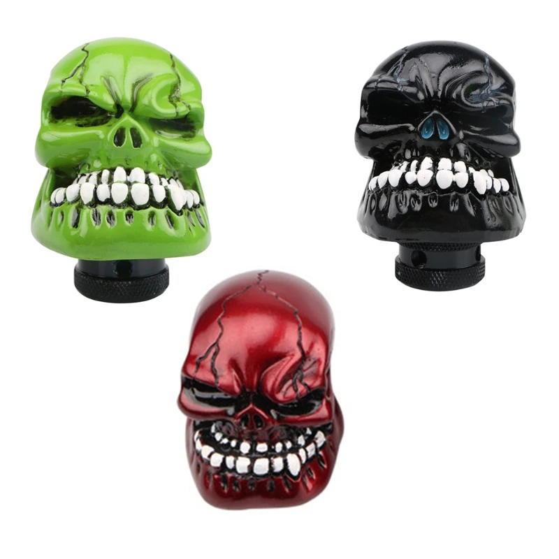 

for Creative Skull for Head Manual Gear Universal Shift Knob Parts Interior Deco Drop shipping