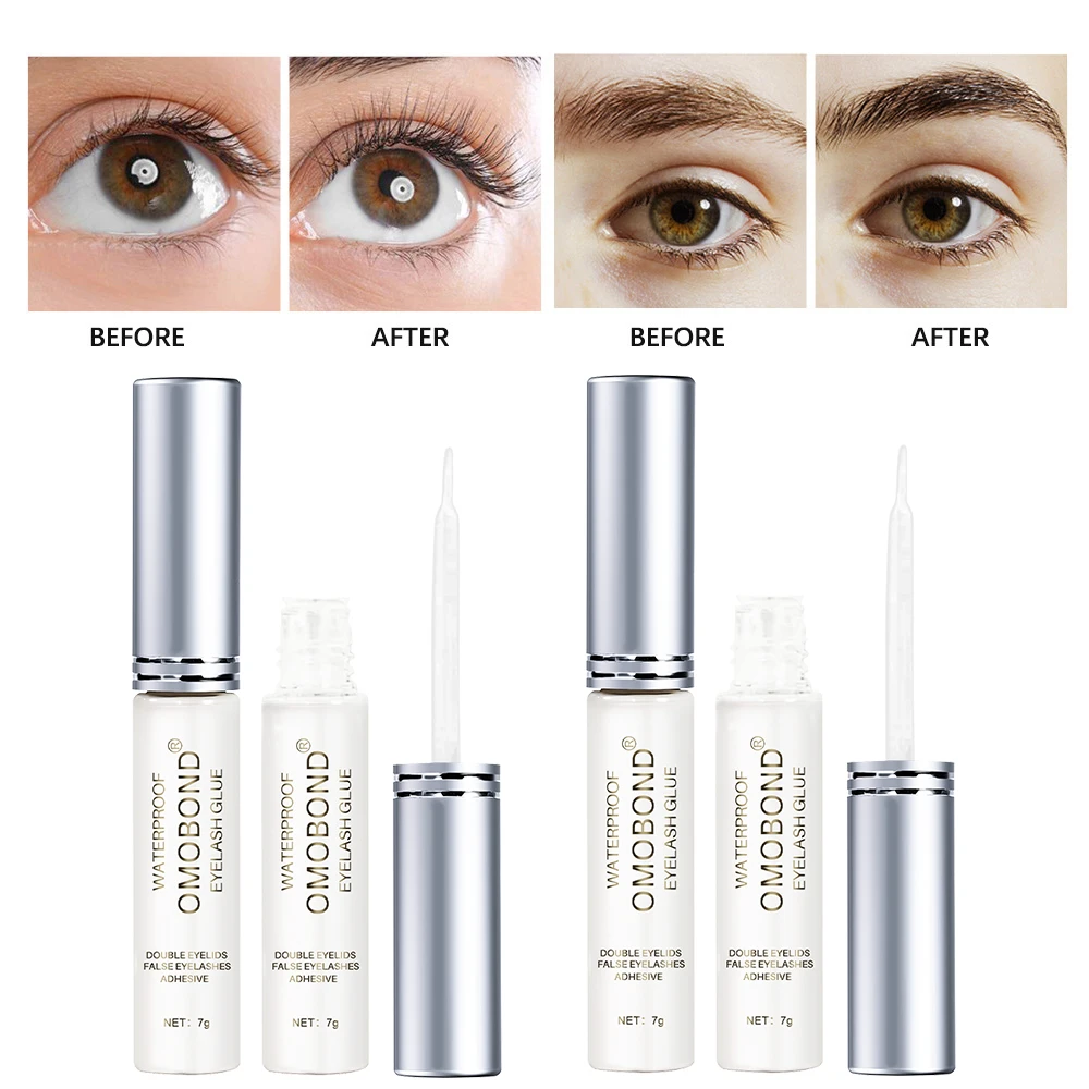 7g Eyelash Glue Waterproof Quick Dry Adhesive False Lash Glue Clear Rhinestones Makeup Fake Eyelashes Extension Glues Cosmetic