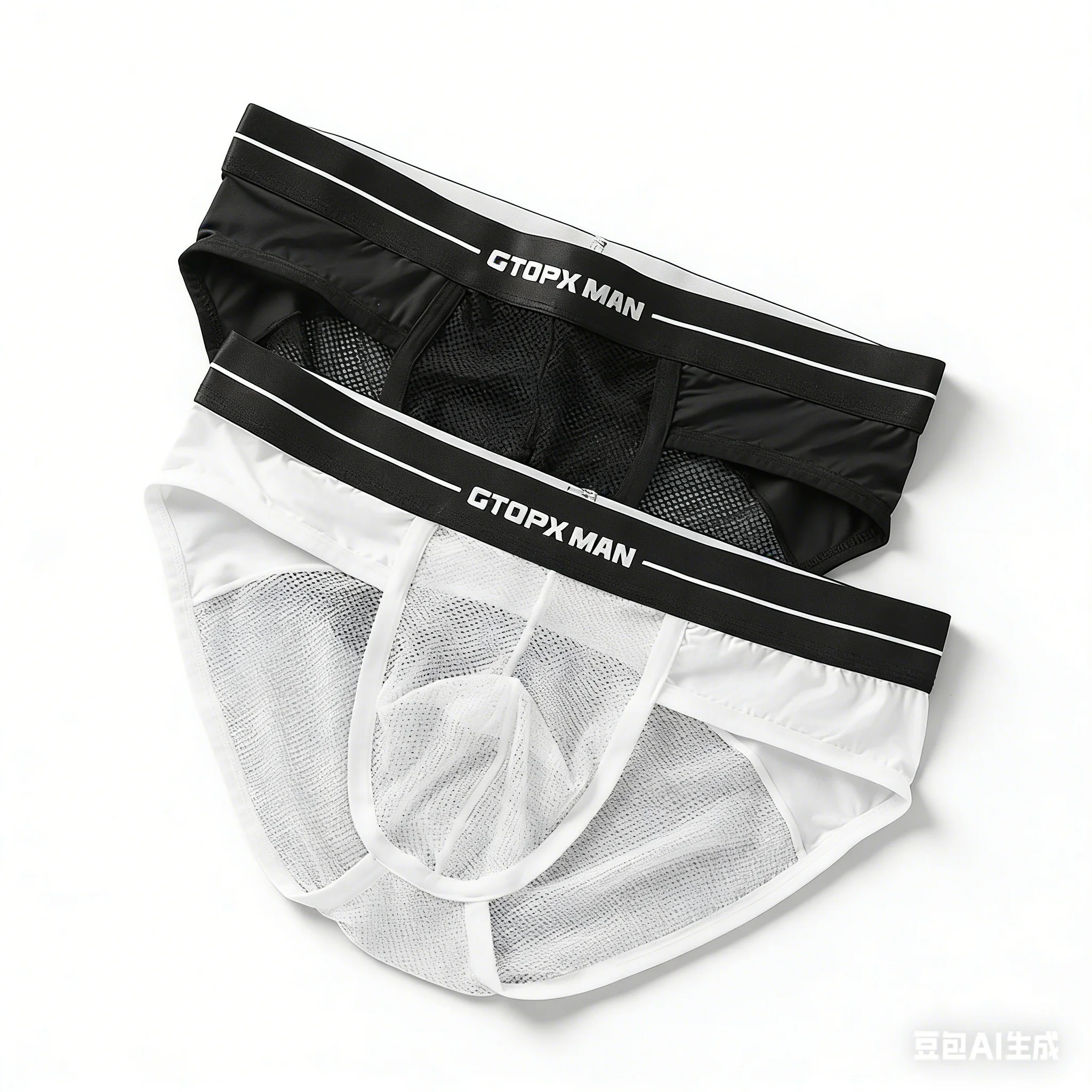 

Mesh Briefs, Thin U-convex See-through Low-rise Sexy Breathable Triangle Underwear