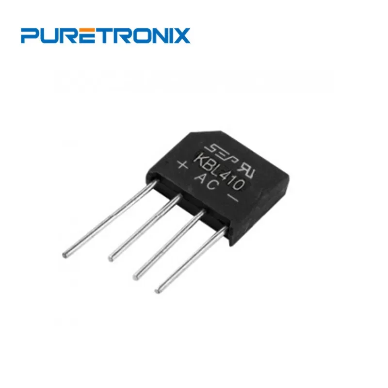 KBL406 KBL410 KBL608 KBL610 4A 6A 800V 1000V วงจรเรียงกระแสไดโอดเดี่ยว
