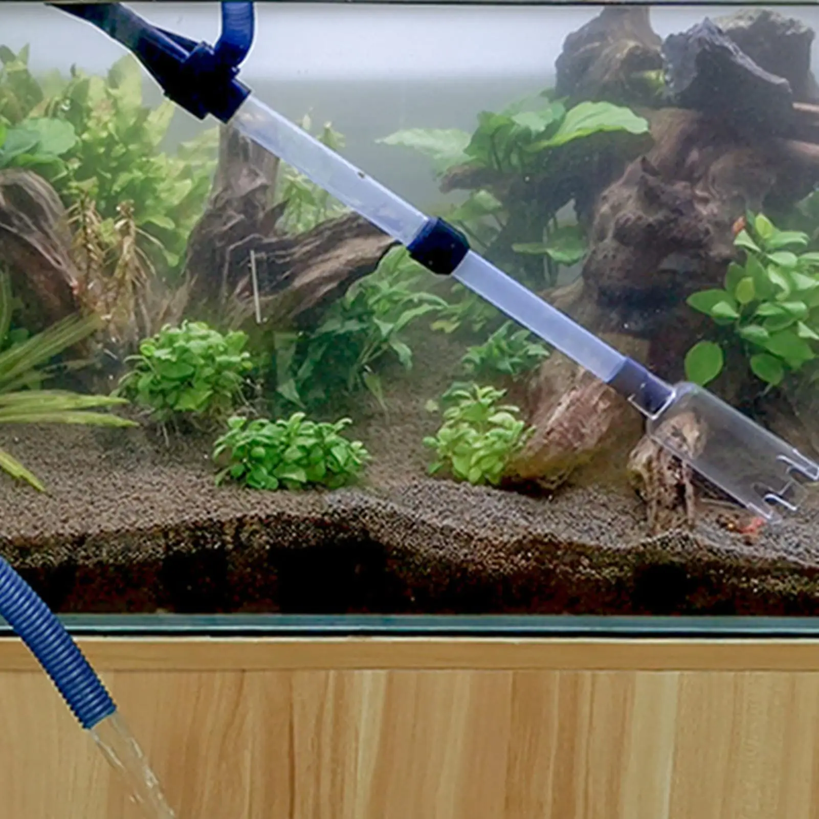 Aquarium-Substrat-Reiniger Elektrische Aquarium-Reinigungswerkzeuge Einstellbarer Wasserdurchfluss Aquarium-Reinigungsset Sandreinigung – Detail 6