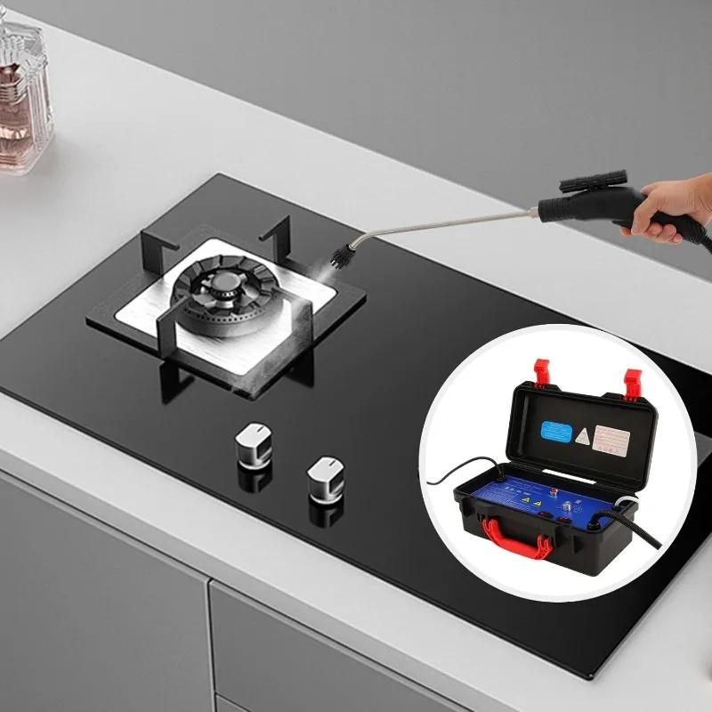 Пароочиститель высокого давления, ручная высокотемпературная портативная чистящая машина мощностью 1700 Вт, безрезервуарная и сверхмощная для коммерческого домашнего использования