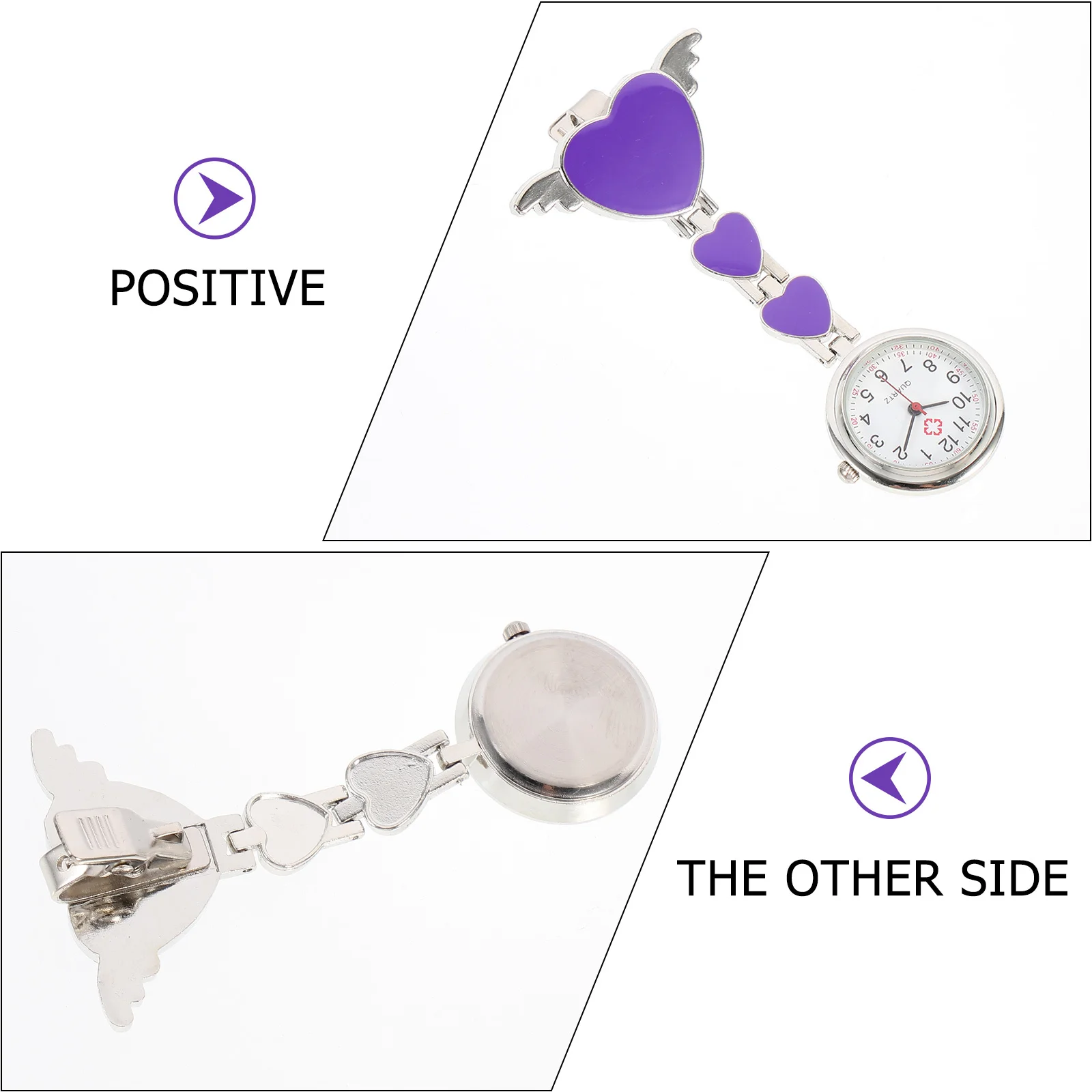 

Creative Quartz Nurse Watch Stylish Hanging Pendant Large Dial Medical Nurses Nursing Pocket Watch for Doctors