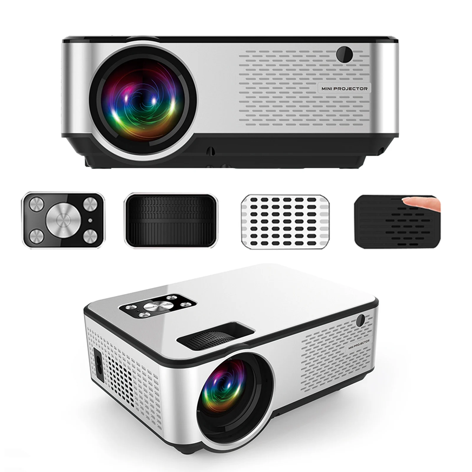 Factory Price C9 HD 1080p Resolution Movie LED Portable Home Theater Outdoor Multi-Media Projector