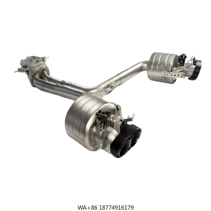 

Racing High Flow Rate Stainless Steel Valve Catback Exhaust with Downpipe for RS5 B8 B9 Dual Tips Muffler Pipe Sport