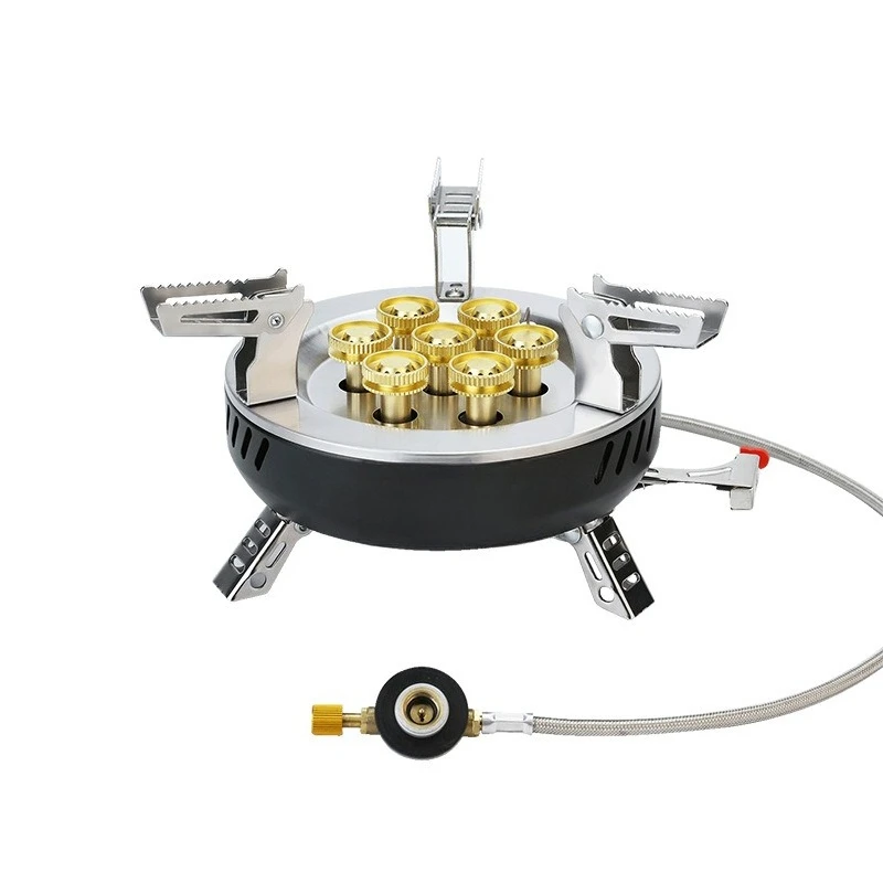 

Outdoor Seven Star Stove Three Star Stove Portable Folding Gas Stove