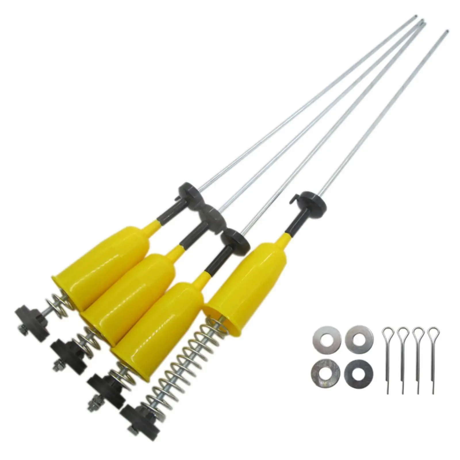 Universal Washing Machine Rod Kit 4PCS Adjustable 48-60cm Heavy Duty Shock Absorber Damping Bar for Top Load Washer Repair