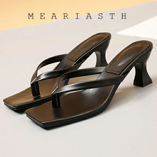 

Clip-toe Fashion Sandals Women 2026 Summer New Thin Heel Flip Flops Ladies New Designer Casual Solid Color Slippers for Women